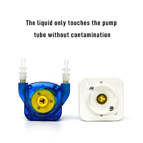 Image of Small Peristaltic Pump 12V DC Motor Kamoer KPHM100 Long Life High Precision | Liquid Metering Pump 100ml /min 3mm ID x 5mm OD