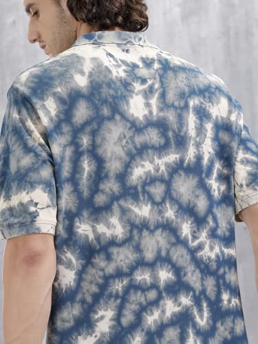 WROGN Men's Cotton Polo T-Shirt Tie Dye Comfort Fit - Image 7