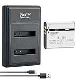 Olympus対応 LI-50B互換 USB 充電器 適用