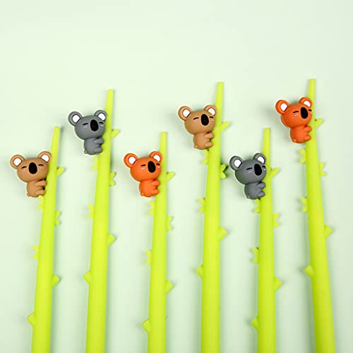 3 bolígrafos gel Koala recargables 0.5 mm azul/negro miniatura 5