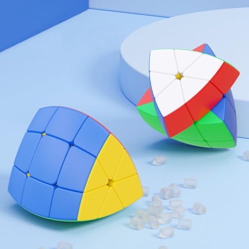 Image of SengSo 3-Layer Pentahedron Speed Cube | 5-Sided 5-Axis Shape Mod Puzzle | Durable Stickerless Design, 86g Lightweight, Logic Brain Teaser Puzzle for Collectors