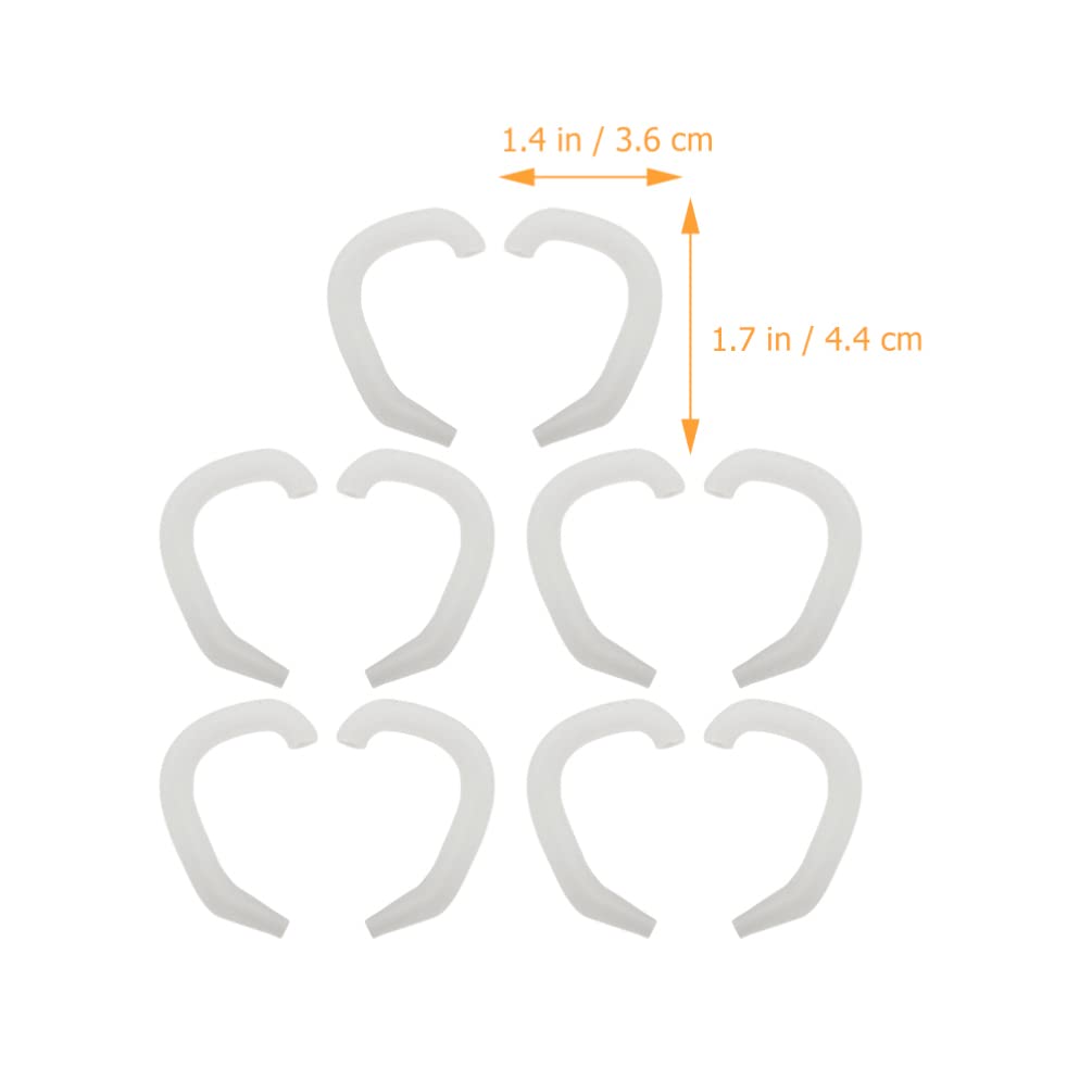 TOYANDONA Protruding Ear Corrector 5 Pairs Silicone Auricle Correction Newborn Ear Aesthetic Correctors Auricle Correction Patch Clip on Earring Pads Ear Support