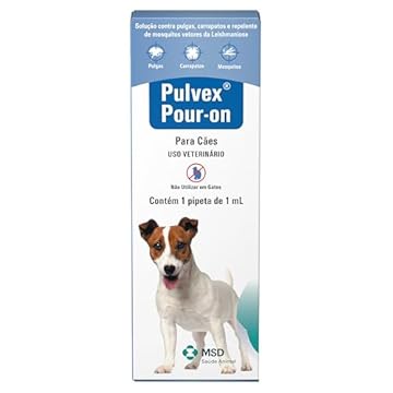 BRAVECTO Antipulgas E Carrapatos Cães Pulvex Pour-On Msd 1Ml