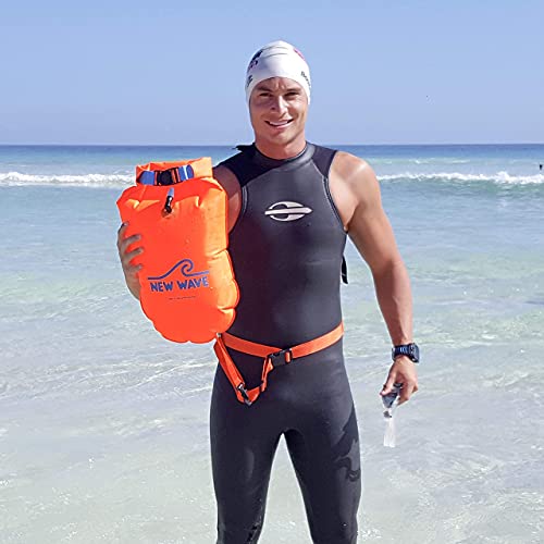 New Wave Swim Buoy 20L TPU Orange and Phone Pouch Bundle miniatura 5