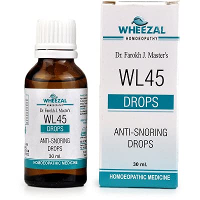Wheezal WL-45 Anti Snoring Drops (30ml) (PACK OF TWO)