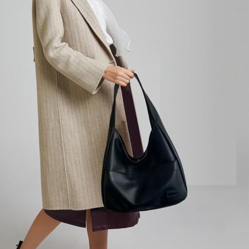 Vegan Leather Trendy Soft Tote Bag,Casual Trendy Waterproof Shoulder Bag,PU Leather Large Capacity Purse for Women4