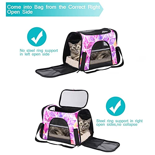 Sac de transport pour animal domestique rose et souple 43cm - 6
