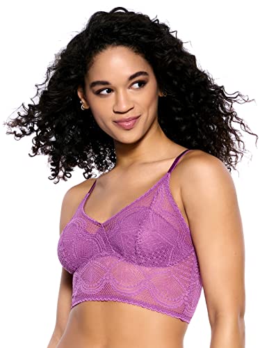 Image of Felina Finesse Cami Bralette - Stretchy Lace Bralettes for Women - Sexy and Comfortable