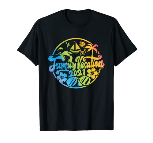 Vacaciones familiares 2021 camisa a juego fiesta viaje crucero regalo Camiseta