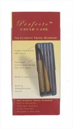Other Quality Humidors Perfecto 3-Cigar Case #TOP4