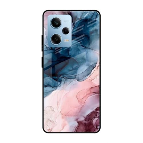 Image of SmashItUp Marbles | Multi Colours | Limestone | Pattern's Designer Printed TPU Metal Case Mobile Back Cover for Redmi Note 12 Pro 5G