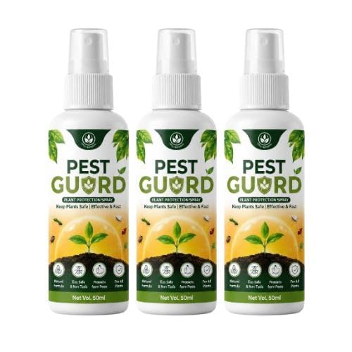 Pest Guard Plant Protect Spray 50ml | Ready-to-Use Plant Protection Spray | Helps Maintain Healthy Indoor & Outdoor Plants | Easy Application Formula for Gardens, Houseplants & Decorative PlantsPack 3-picture-30