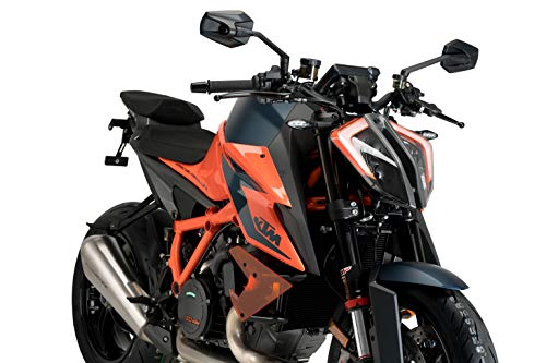 Ailerons latéraux Naked Puig 20462T à effet downforce pour stabiliser la conduite en orange