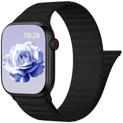 Cinturino Magnetico Silicone Sportivo Compatibile con Cinturino Apple Watch