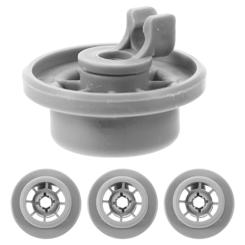 PRETYZOOM 4 Piezas Rueda para cesta inferior de lavavajillas porta cubiertos para lavavajillas ruedas para electrodomésticos - Piezas de repuesto lavavajillas rodillo para lavavajillas