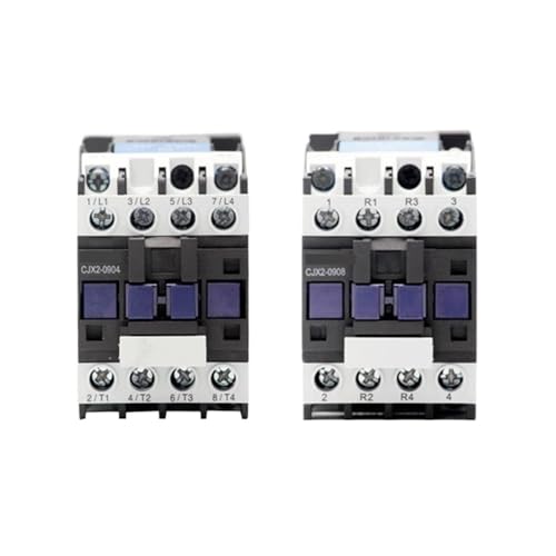 Contacteur rail DIN 110V commande de circuit 9A tétrapolaire CJX2