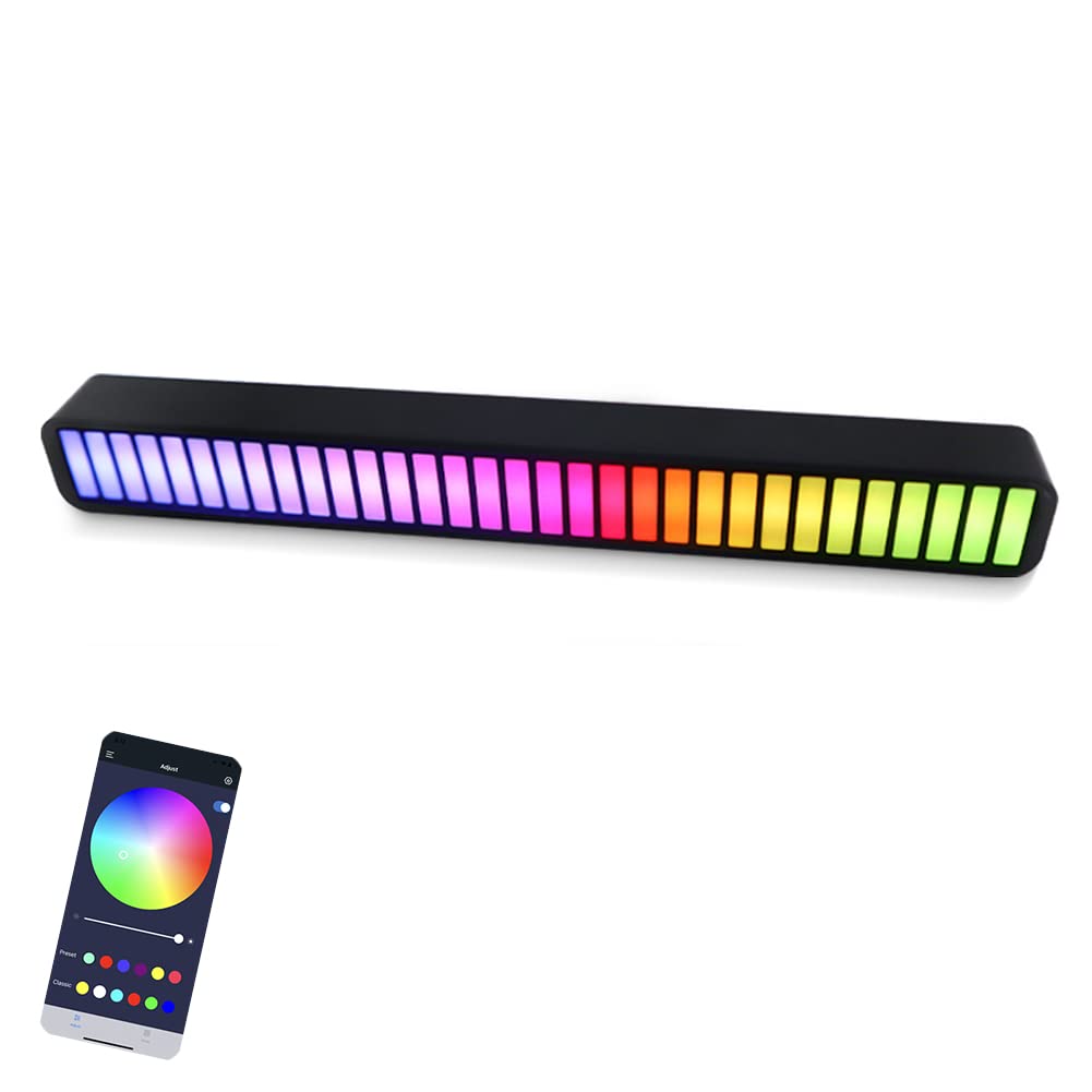Amazon.co.jp: サウンドリアクティブLEDライトバー、USB電源