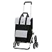 Produktbild Andersen Einkaufstrolley - klappbar - 54 Liter - Treppensteiger - Aufhängung für Einkaufswagen - belastbar 50 kg - Aluminium - Trolley - Rad Ø 3 x 13 cm - Royal Shopper Milla schwarz