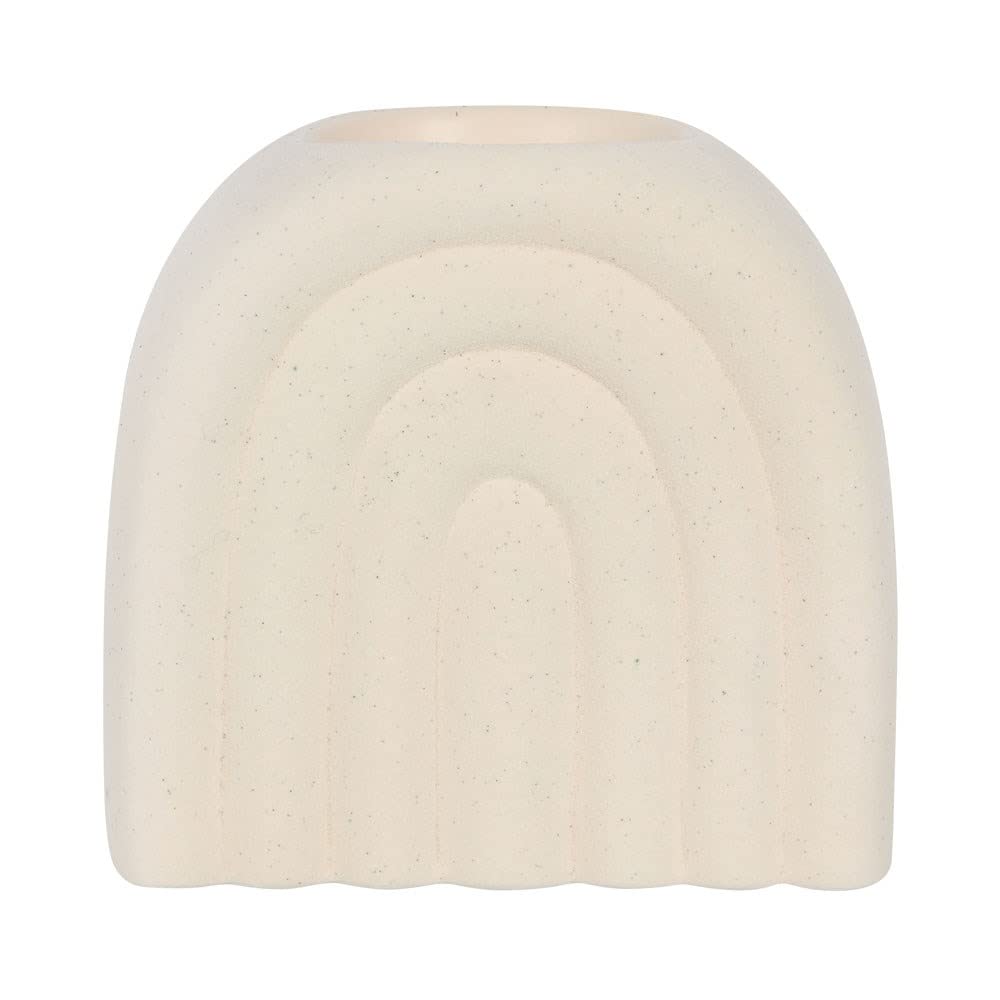 Cream Speckle Arch Oil Burner. Home Fragrance Gift For Home