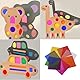 200 Stück Bonbonpapier, Farbige Zellophanfolie Bunt Geschenkfolie Farbig Cellophan Folie Quadratisch Cellophanfolie Bunte farbiges Glasfolien für Verpacken Süßigkeiten DIY Arts Dekoration