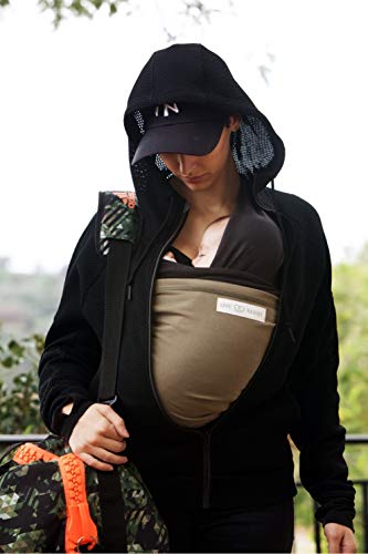 Je Porte Mon Bébé Babydrager, antraciet, olijfgroen pocket-model. - Image 5