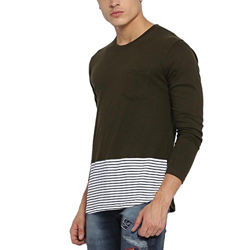 Image of CAHOOT Men's Down Stripes Full Sleeve T-Shirt