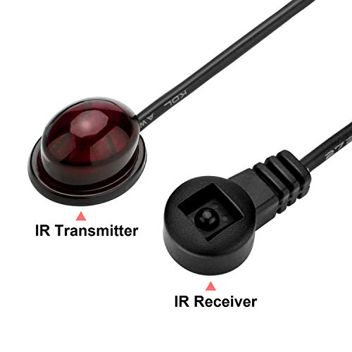 image for MYPIN 3ft 20KHz - 60KHz Universal IR Blaster and Receiver Cable kit, 3