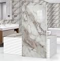 GRITHOME 10Pcs Marble Wall Panels 23.6"X11.8" PVC Waterproof Tiles Peel and Stick Wall Panels Self Adhesive Backsplash Tiles for Kitchen Living Rooms TV Walls Bathroom Rv Camper Van (Not Real Tile)
