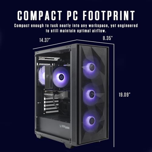 Image of ZOTAC MEK Gaming PC Desktop, NVIDIA GeForce RTX 5060 Ti 8GB GDDR7, Intel Core Ultra 5 250KF Up to 5.3GHz, 16GB DDR5, 1TB NVMe SSD, 650W 80+ Gold PSU, WiFi 6E, Bluetooth 5.3, Windows 11 Home