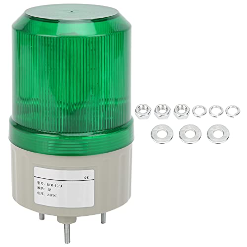 ZLXCAOB BERM Spia LED Veicoli Lampada di allarme di emergenza Attrezzatura BEM-1081 24VDC (Verde)
