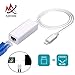 Produktbild XJDMM Ethernet-Adapter, Ethernet Rj45 100 Mbit/S, Netzwerkkabelkonverter Weiß