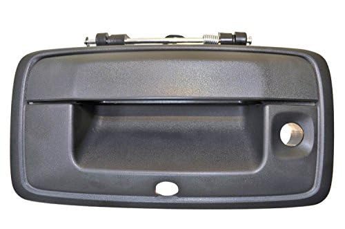 PT Auto Warehouse GM-3566A-TGC - Tailgate Handle, Textured Black - with Camera Hole