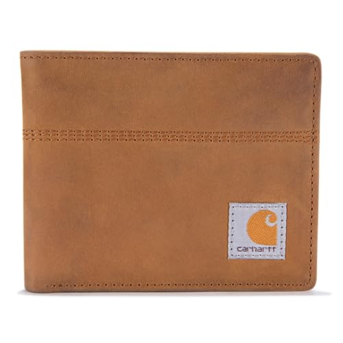Carhartt Men's B0000207 Saddle Leather Bifold Wallet