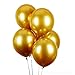 Produktbild Topeedy Party Ballon 50pcs 12 '' Zoll Shiny Gold Chrome Metallic Helium Latex Luftballons Hochzeit Geburtstag Dekorationen