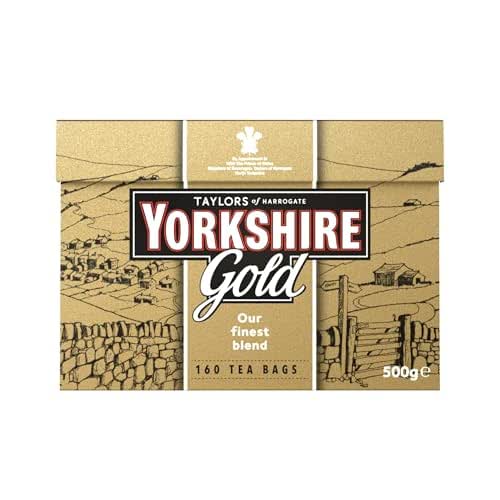Yorkshire Tea, Gold, Pillow Tea Bags, 160 Count (Pack of