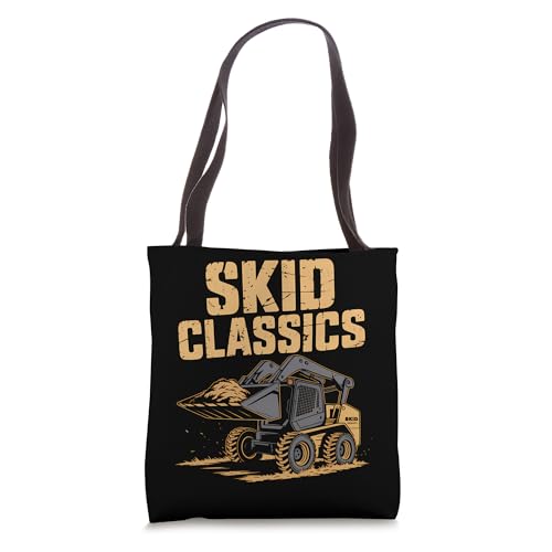 Skid Steer Boy Showcase Operator Skill and Humor Tote Bag