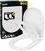 Produktbild aquaSu® Familien WC-Sitz Lucky Family II, spezielle D-Form, Integrierter Kindersitz einzeln lösbar, Absenkautomatik, abnehmbar, Top-Fix, Antibakteriell, Weiß, 407625