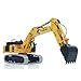 TOUCAN RC HOBBY 1/50 RC Digger PC520 Electric Lifting Radio Control Excavator Engineering Vehicle Metal Tracks Lights Sound Small Collection Toys for Adult
