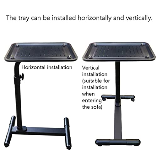 Soporte ajustable para proyector con ruedas acero miniatura 2