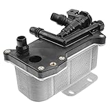 A-Premium Transmission Oil Cooler with Thermostat and Cooler Compatible with BMW F10 Series 528i 2012-2016 L4 2.0L