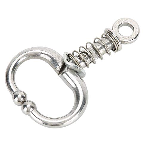 Zouminyy Cow Cattle Nose Ring Cattle Nose Ring, Cow Nose Clip, Metal Nose Pliers Spring Type Bull Cow for Cows(Spring type bull nose ring)