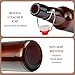 KITGLASCUP 16.5oz Amber Swing Top Glass Bottles for Airtight Lids, Home Brewing and Fermentation Kombucha, Vanilla Extract, Beverage, Water, Kefir (10 Pack)
