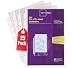 1InTheOffice 5-1/2" x 8-1/2" Sheet Protectors, Clear,"25 Pack"