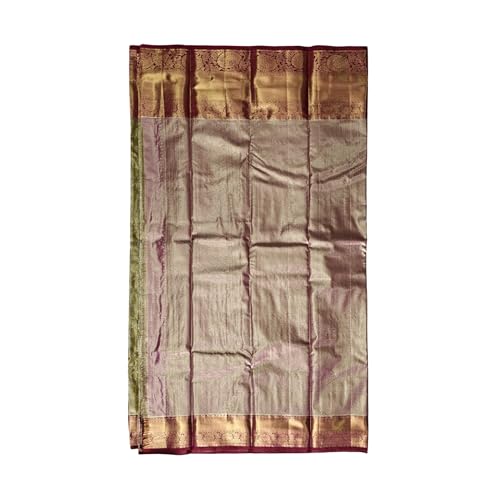 Generic pure gold zari silk saree in pure silk – image 3