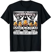 Tour Mundial de Heavy Metal Nuggets de Pollo Camiseta