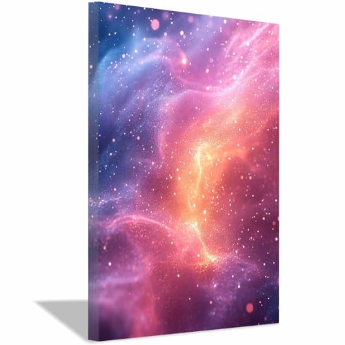 JOSUE Gold Silver Abstract Canvas Wall Art Decor Pictures for