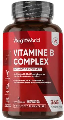 Vitamine B Complex - 365 Micro-Comprimés Vegan - Multivitamines a...