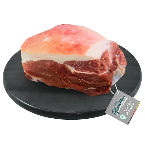 DER PFARÖLLER Oberpfälzer Schäufele – 1 Stück á ca. 1,2 kg – Zartes Schweinefleisch mit knuspriger Kruste – Perfekt für traditionellen Schweinebraten, ganzes Schäufele