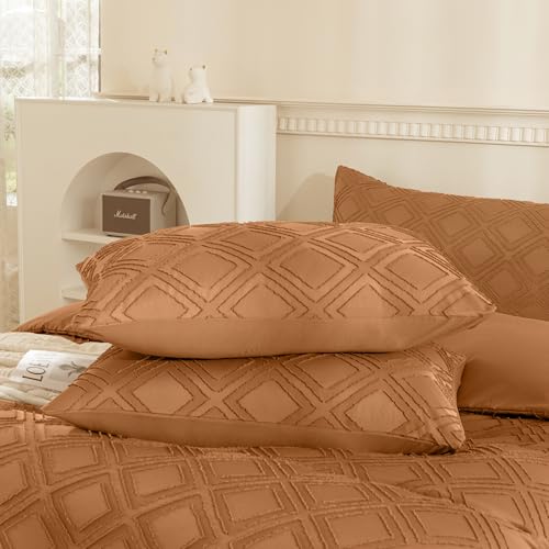 Jellymoni 2 Pack Rust Pillowcases Standard Size thumb #3