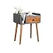 Produktbild Laptopständer DD Nachttisch Kommode Moderner Stil Weiß Schublade Beistelltisch Schrank Nachttisch 4 Kiefer Beine Brust Schlafzimmer Wohnzimmer Flur -Werkbank (Farbe : Links)